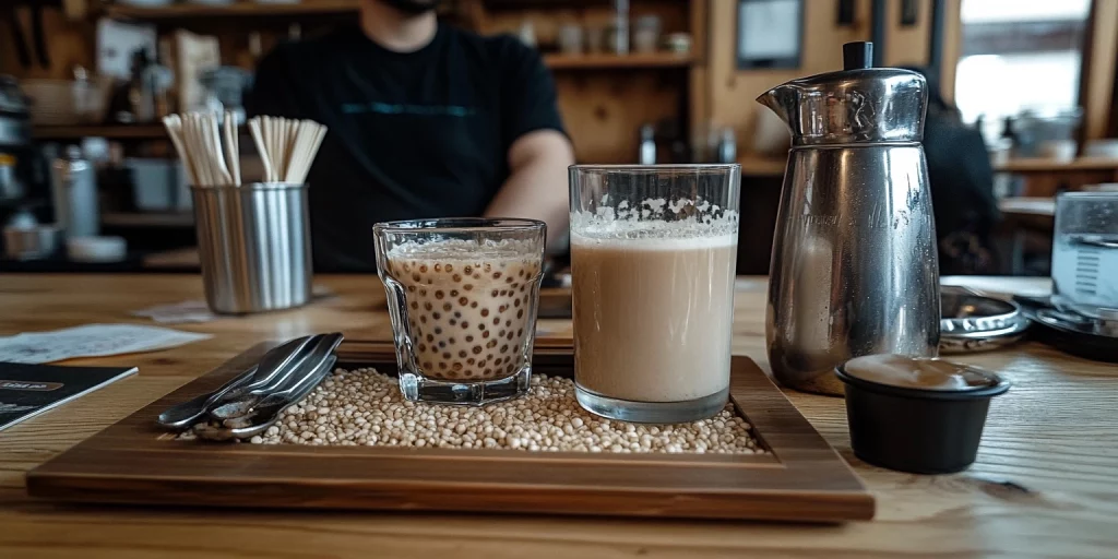 decouverte du bubble thé, ou bubble tea