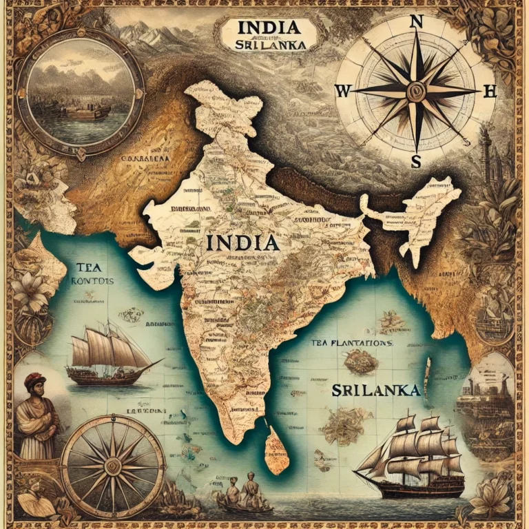 route des thes inde et sri lanka