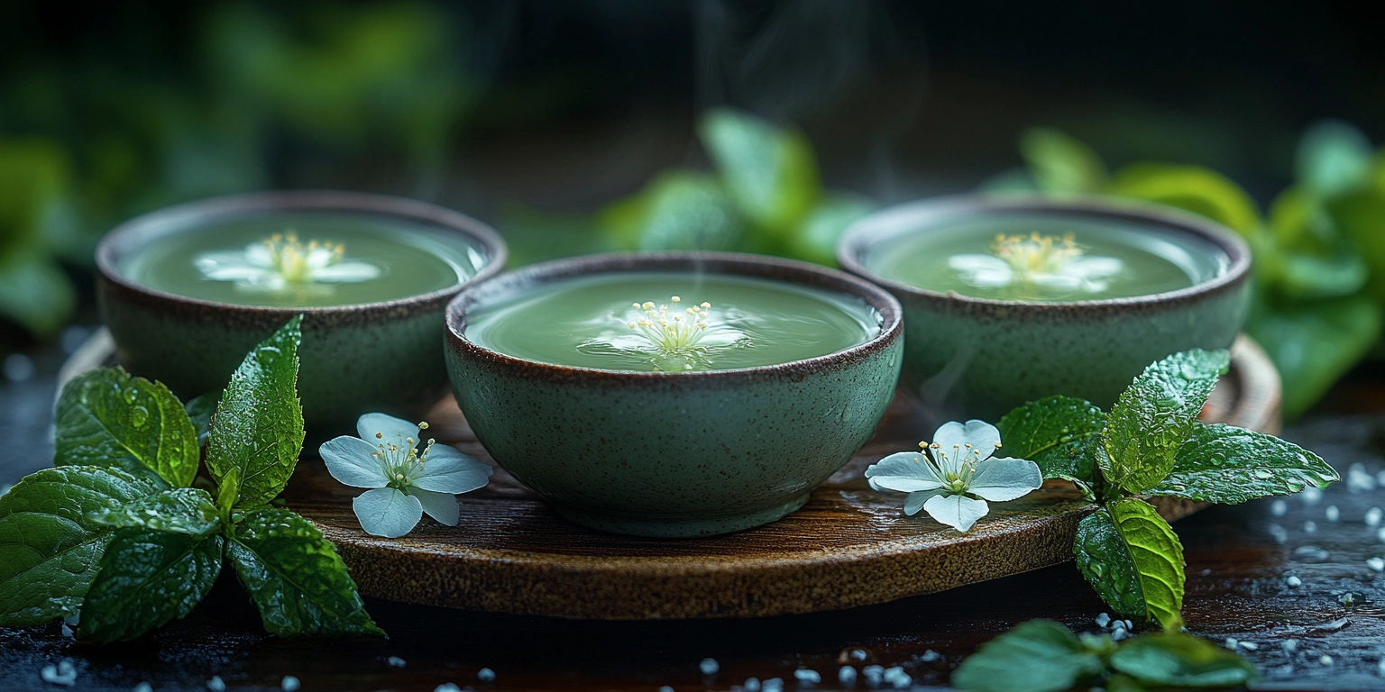 preparation du the blanc