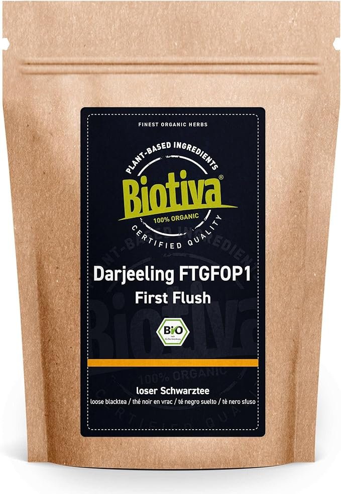 Darjeeling First Flush bio 250g thé noir bio