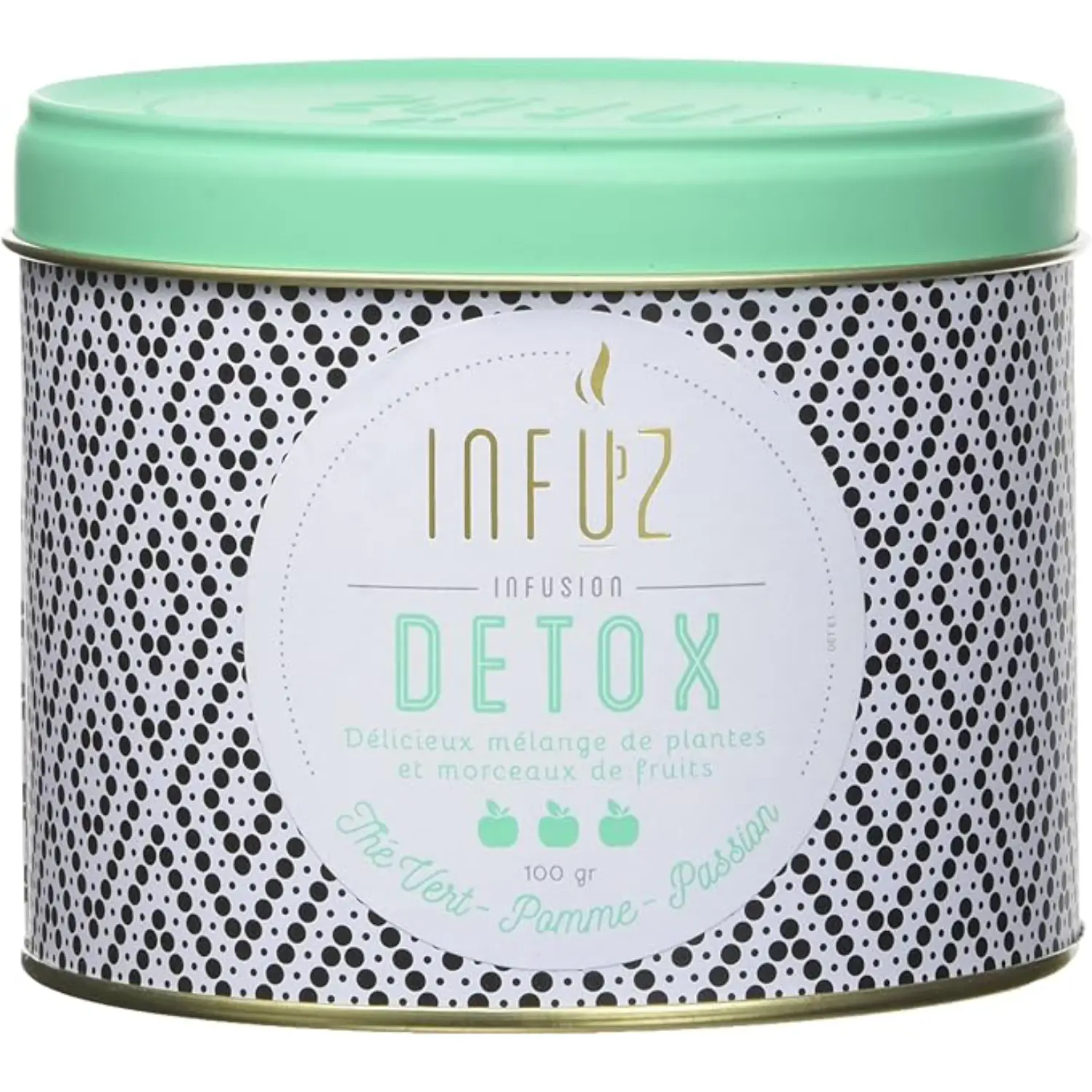 Infuz Détox Infusion en Vrac au Thé Vert, à la Pomme et au Fruit de la Passion