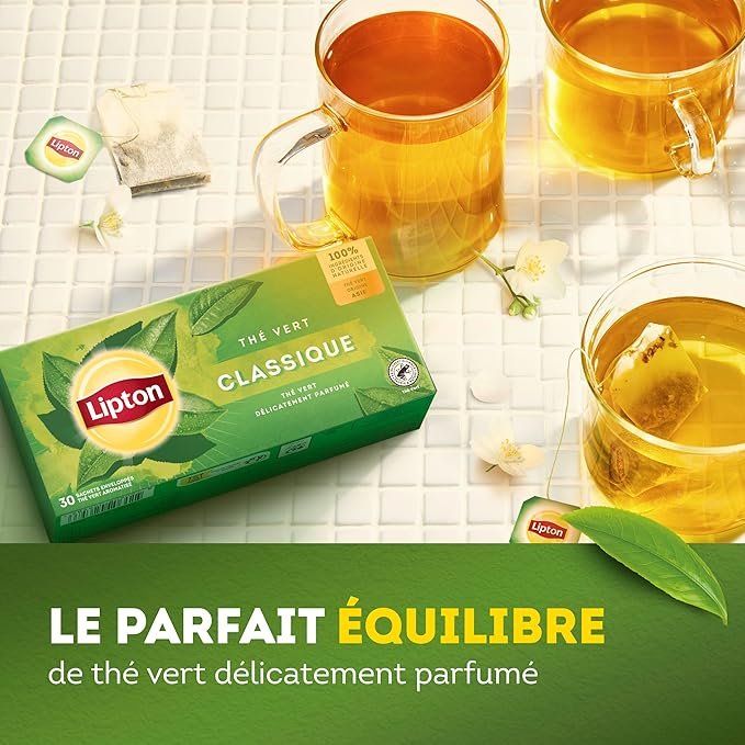 Lipton, Thé Vert Thé Vert Origine Asie