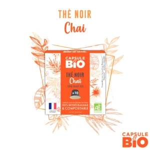 Thé noir CHAÏ bio – capsules thé nespresso