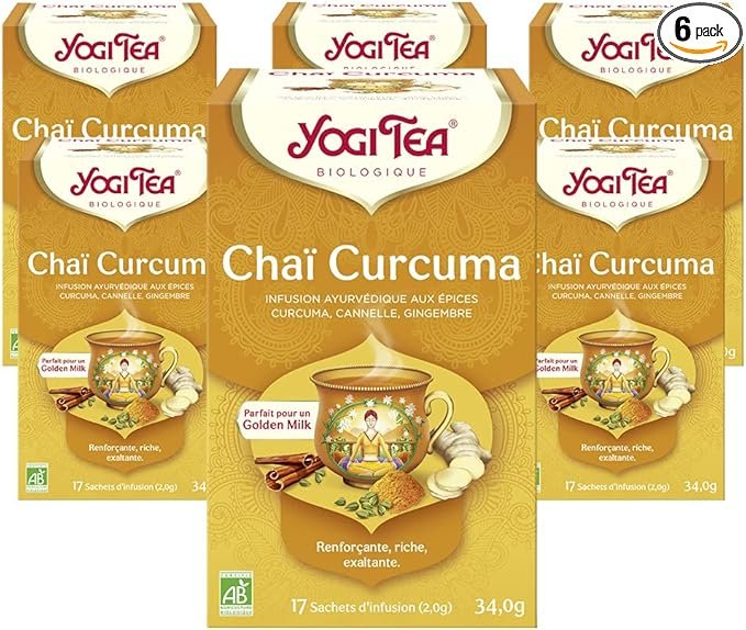 YOGI TEA Chaï Curcuma Infusion Bio