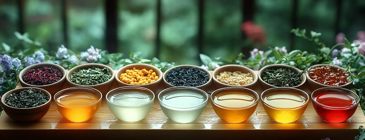 differentes infusions et tisanes