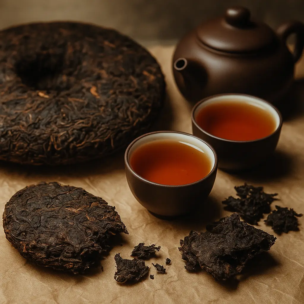 galette de the pu'er