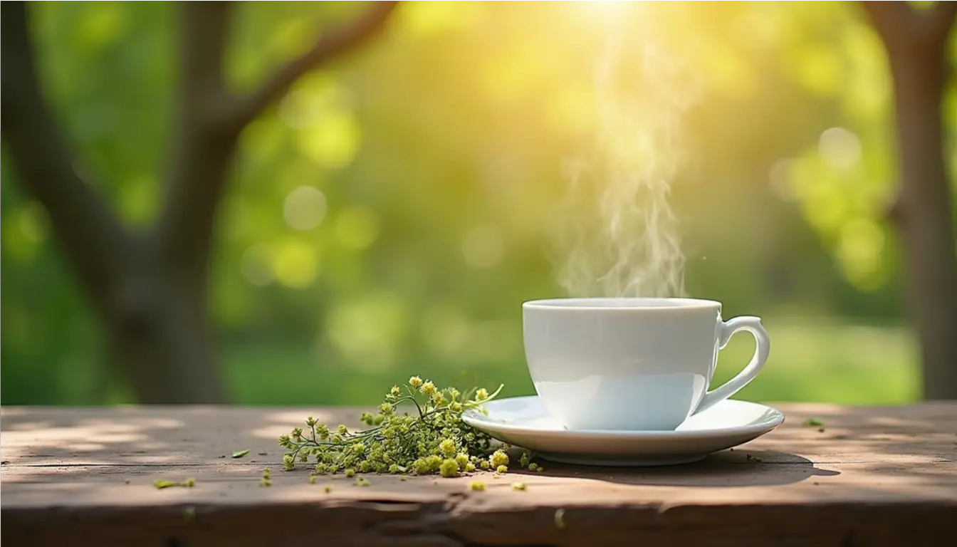 tasse de tisane a la camomille