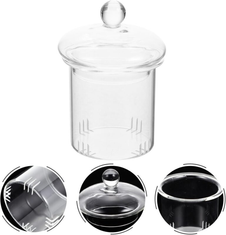 Passoire À Thé En Verre Transparent Avec Couvercle Amovible Infuseur Réutilisable Pour Théière De 600Ml Accessoire Pratique Pour Préparation De Thé En Vrac Set Complet 3