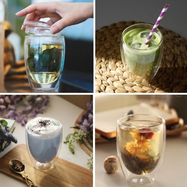 Teapro Tasse à thé en verre de 350 ml avec infuseur | Théière en vrac avec couvercle4