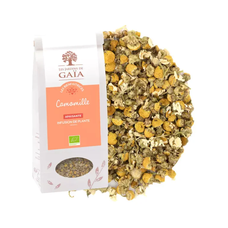 camomille matricaire tisane Les jardins de gaia