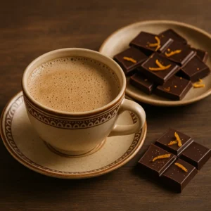 the chai avec du chocolat orange